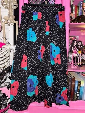 VTG 80s Greenwich Square midi skirt size 9-10